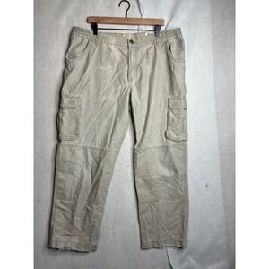 Red Head Brand Co Mens Tan Cargo Pants Workwear Canvas 40x32‎ (Measures 40x30)